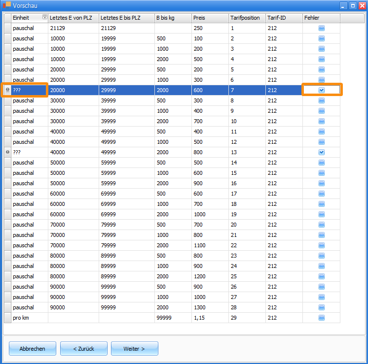 csJOB:Abrechnung Tarife:Tarifpositionen importieren:Import über Import Wizard 1701943852754.png